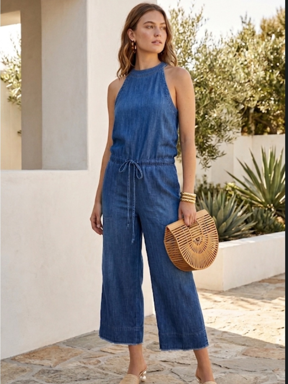 Cloth‎ & Stone Indigo Denim jumper - Picture 8 of 8